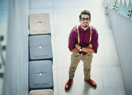 Confident in my own creativity. Portrait of a handsome young designer standing with his arms folded...