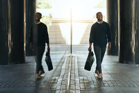 Black businessman travelling alone. Black businessman travelling alone.