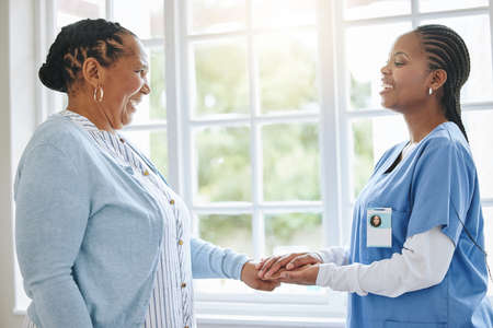 Youll still have me. Shot of a nurse speaking to her female patient.