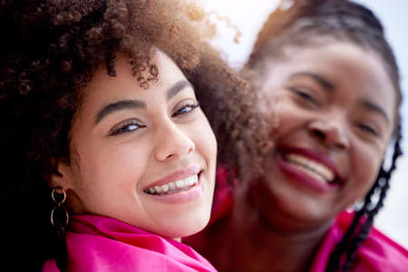 Therell always be room for you next to me. Shot of two young women spending time together outdoors.