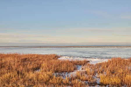 Danish Winter landscape by the coast of Kattegat. Photos of Danish winter by the coast of Kattegat..