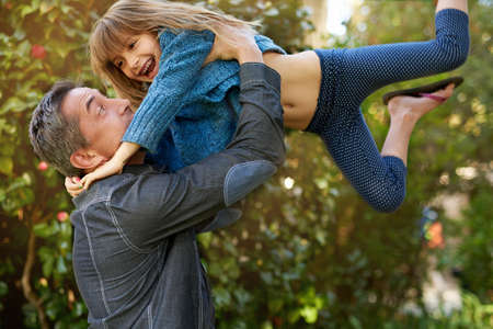 Its always fun times and big smiles when theyre together. a father and daughter enjoying some time...