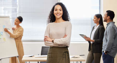 Together we can reach all our targets. a group of businesspeople in a meeting at work.
