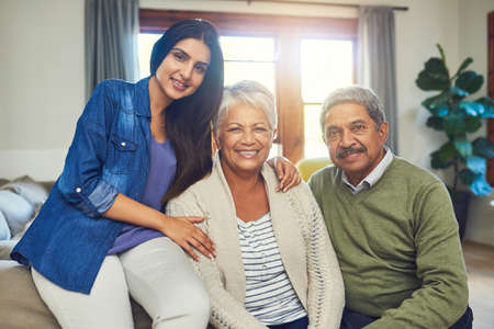 We have all the love and support we need. Portrait of a beautiful senior couple posing with their...