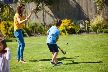 The most important time is family time. a family spending time together at home.