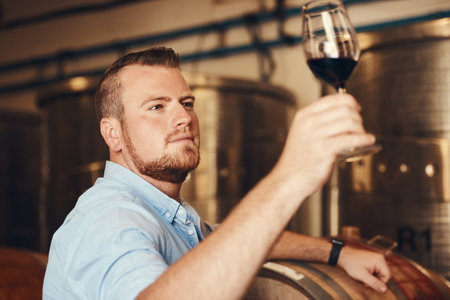 Making great wines using traditional, natural viticultural and winemaking methods. a handsome young...
