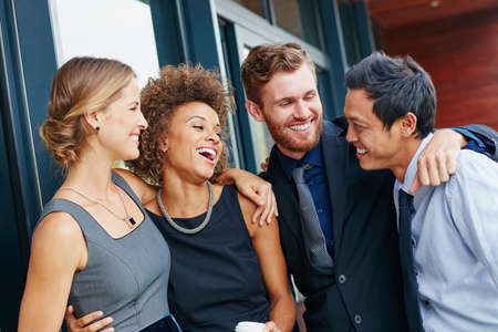 Embrace the differences that make your team exceptional. a group of happy young professionals...