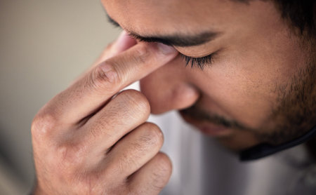 Things arent going my way today. a young businessman feeling stressed in the office.