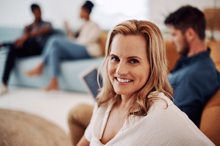 Being a part of this team makes me happy. Cropped portrait of an attractive young businesswoman...