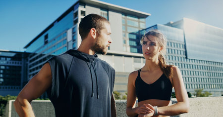 Strong people surround themselves with strong people. a young couple going for a workout together in...