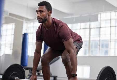 Weightlifting, fitness and man at gym for training, health and exercise, energy and bodybuilding....