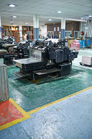 An oldie but a goodie. the inside of a packaging and distribution factory.