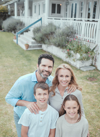 Blessed with the best. a family spending time together at home.