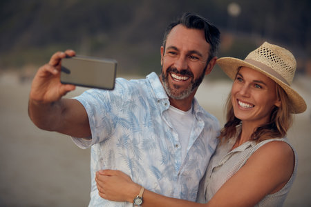 Your love story should be shares. an affectionate couple taking a selfie together.