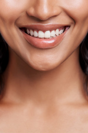 The best curve on your body is your smile. a womans beautiful lips.