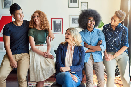 They can pull off anything with their creativity and positivity. Portrait of a group of diverse...