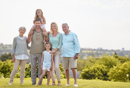 The world, wed discovered, doesnt love you like your family. a multi-generational family standing...