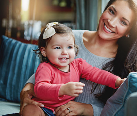 Making it another special day with her little princess. a mother bonding with her adorable little...