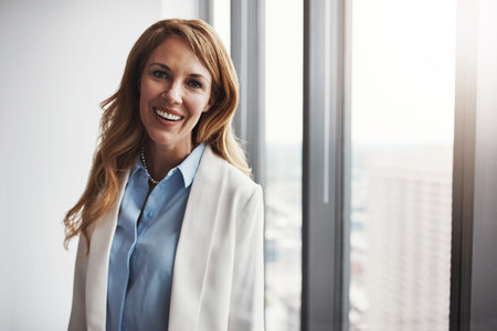 Getting and staying motivated is vital. Portrait of a professional businesswoman standing in an...