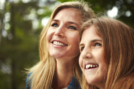 Nothing comes close to the love they share. A happy mother and daughter spending time together...