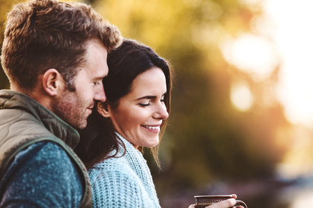 I love spending time with you. an affectionate couple on a romantic vacation.