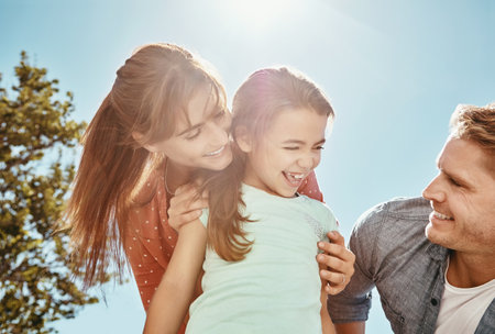 Its going to be a day filled with fun. a family bonding together outdoors.の写真素材