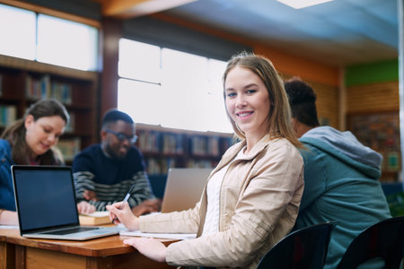 I promised myself that Id up my grades this semester. Cropped portrait of a university student...