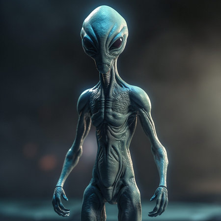 Alien attack or abduction or in a UFO space ship, visitor or scary world or universe with invasion,...