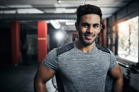 The gym is the best part of my day. Portrait of a handsome young man at the gym for a workout.