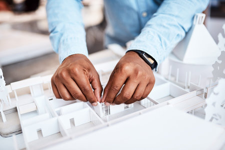 Assembled by the most skilled hands in the business. an unrecognisable architect designing a...