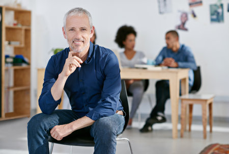 My team can handle any challengeの写真素材