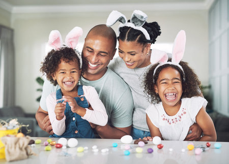 Family is forever. a family spending time together at home.