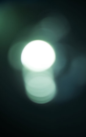 Bokeh, neon and light on black wallpaper with pattern, texture and mockup with cosmic aesthetic....