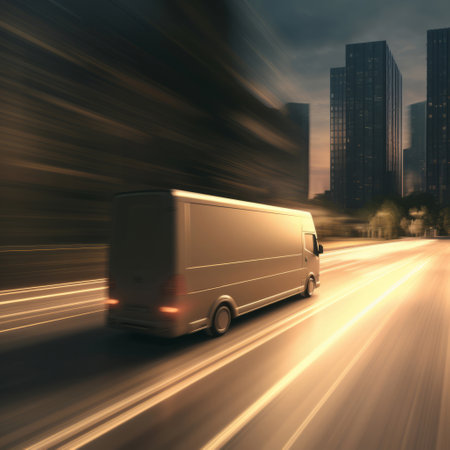 Fast and efficient transport and delivery service. Safe shipping logisticsの素材