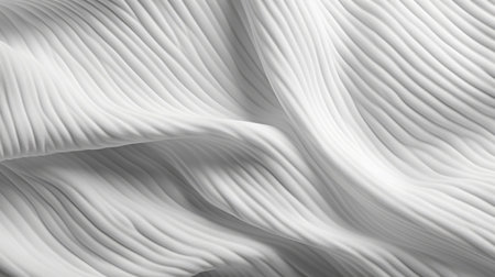 Close-up of silky texture fabric. Cloth textile background.の素材