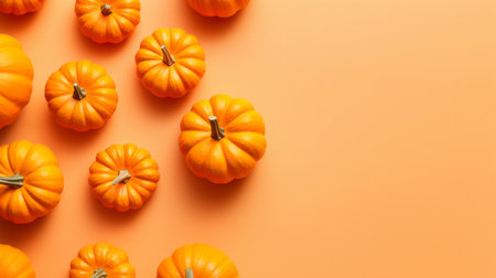Pumpkin render for thanksgiving or halloween celebration on backgroundの素材