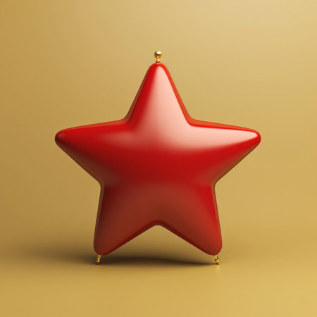 3d Blank star speech bubble. Social media notification chat icon. Copyspace dialogue boxの素材