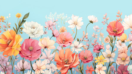 Elegant bouquet, vibrant blossoms and soft petals for spring weddings, nature and romance. Beautifulの素材