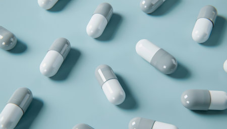 Pills, capsule and medicine for gene editing, longevity and biohacking for anti aging supplementsの素材