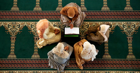 Muslim, people or above of Quran to worship for support, teaching or learning gratitude to Allah....