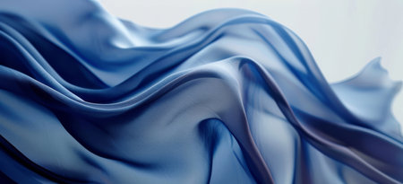 Abstract, background and liquid blue pattern for texture, wallpaper or wave as artistic and creativeの素材