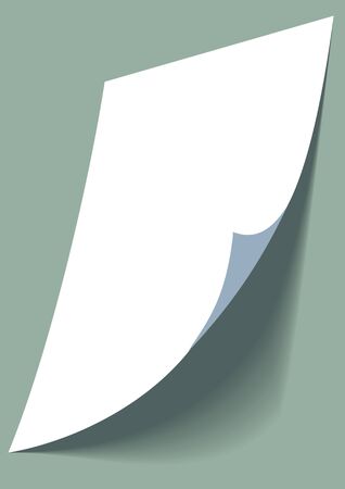 blank white paper on the light backgroundのイラスト素材