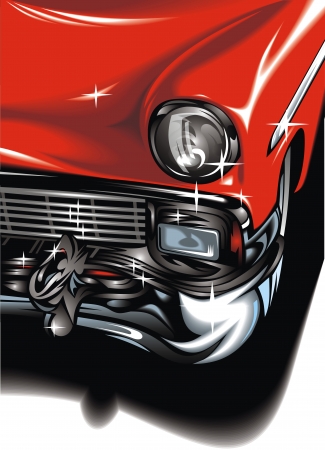 my original sport car design on the white backgroundのイラスト素材