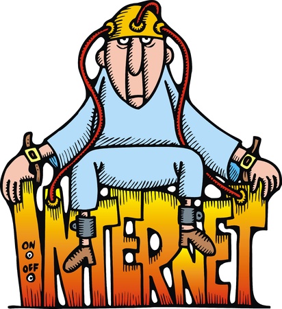 nice illustration of internet as interesting backgroundのイラスト素材