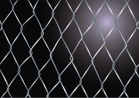 steel wired wall texture as danger backgroundのイラスト素材