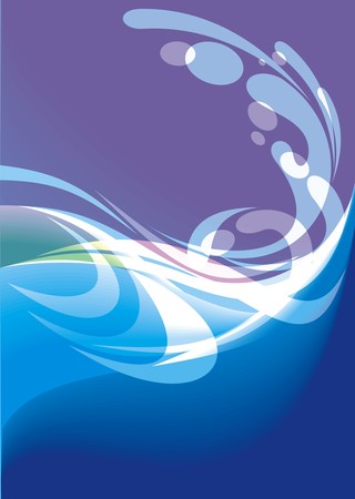 abstract blue water as very easy backgroundのイラスト素材