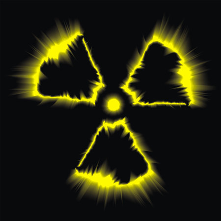 danger radioactive symbol as very nice illustration
