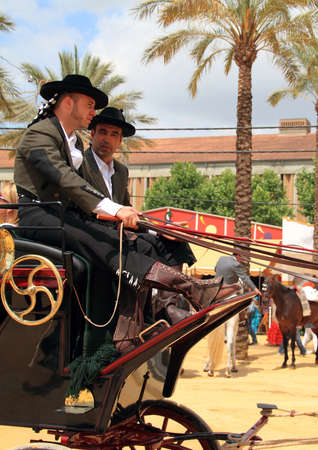  Drivers hooking horsesのeditorial素材