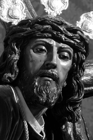 Image of Christ, Jerez de la Fronteraのeditorial素材