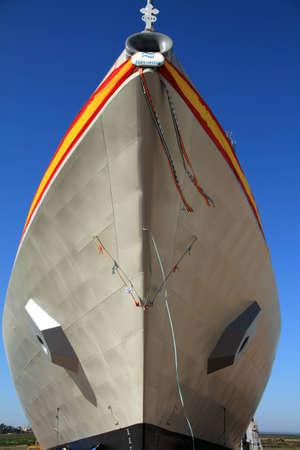 Hull of a military shipのeditorial素材